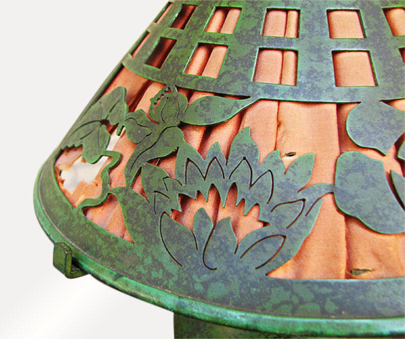 Superb  Antique  Heintz  Table  Lamp  ff483 - Image 8