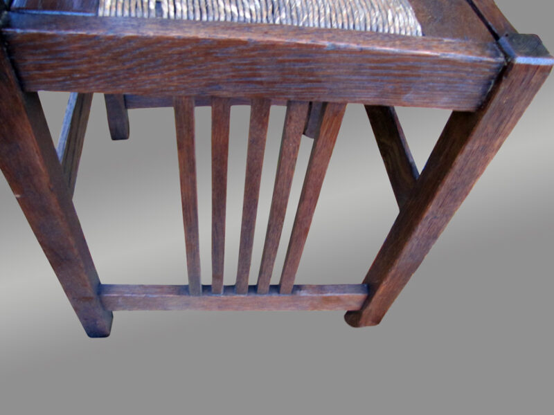 Superb Gustav Stickley Spindle Chair FF506 - Image 8