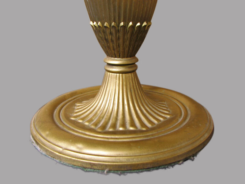 Antique Reverse Painted Table Lamp i708 - Image 5