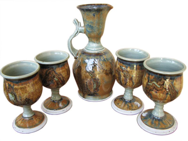 1950'S Modern  Stoneware Set I897