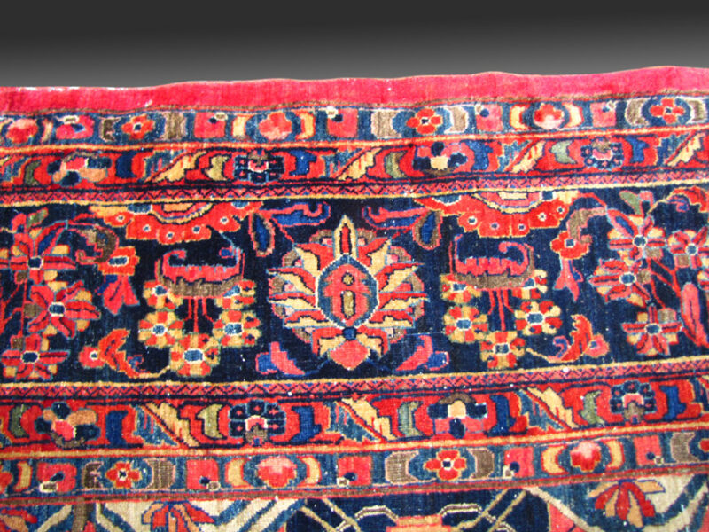 Antique Mahajeran Sarough Sarook Persian Rug. R100 - Image 4