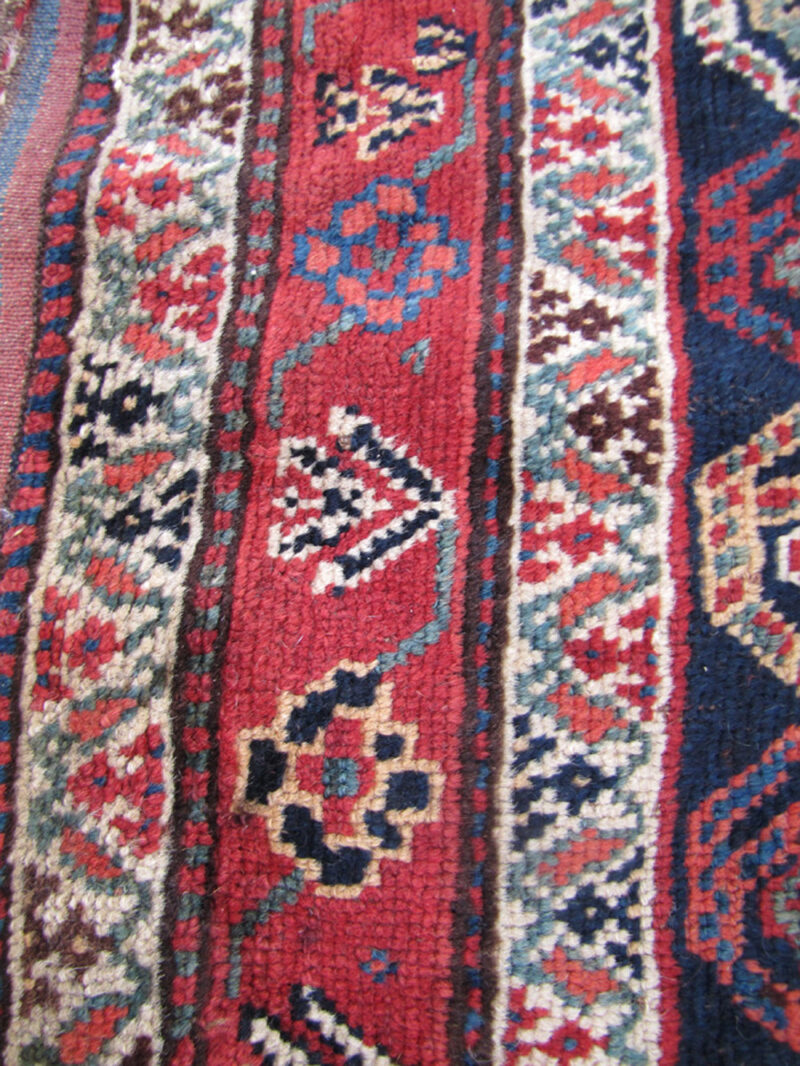 Antique 1930s Persian Shiraz Qaushgaie Oriental Rug. RR1702 - SOLD - Image 12