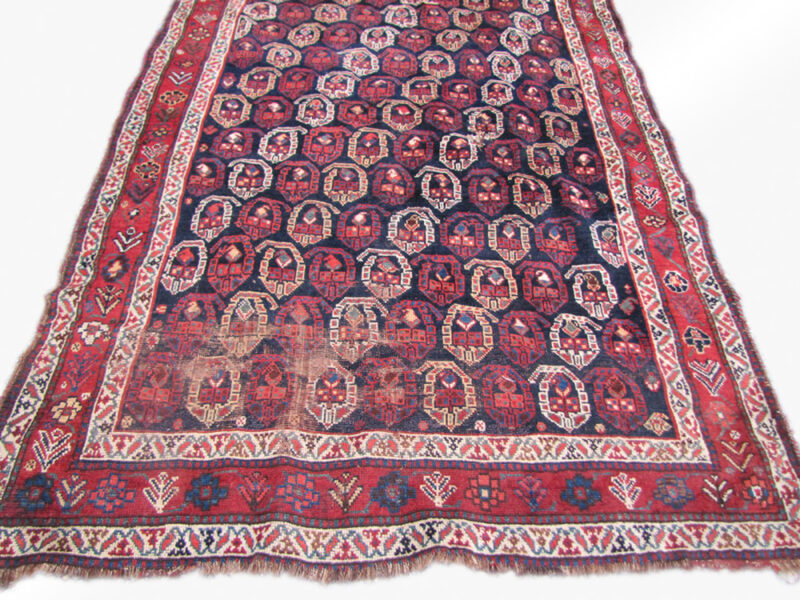 Antique 1930s Persian Shiraz Qaushgaie Oriental Rug. RR1702 - SOLD - Image 2