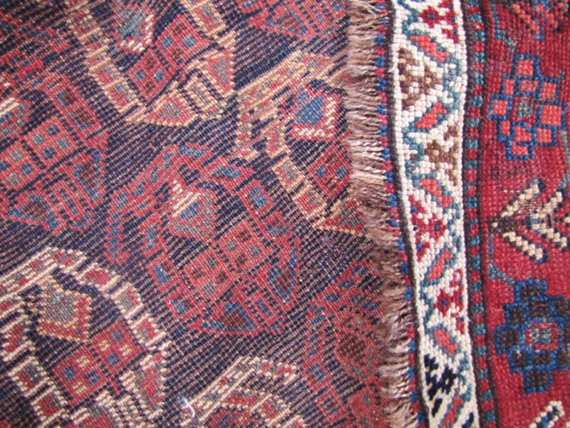 Antique 1930s Persian Shiraz Qaushgaie Oriental Rug. RR1702 - SOLD - Image 16