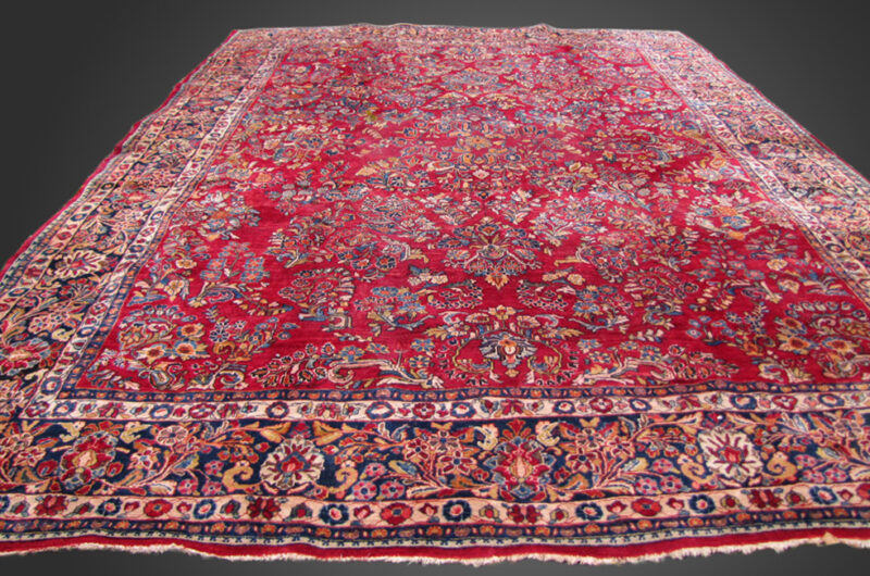 Antique Persian Sarough  Oriental Rug rr2465