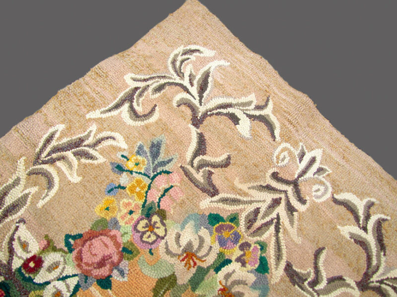 Antique American Hook Rug rr2536 - Image 7
