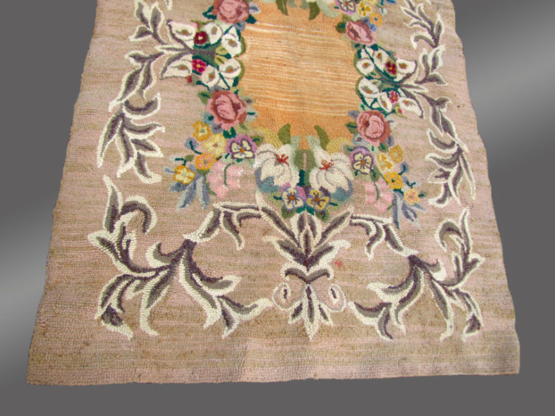 Antique American Hook Rug rr2536 - Image 5