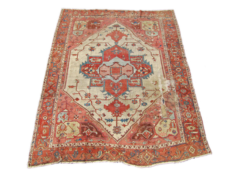 Ivory Field Serapi Rug. RR253 - Image 22