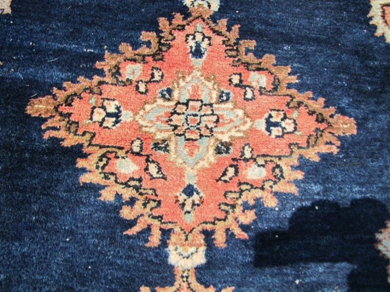 Antique persian hamadan oriental rug from the 1940s rr2604 - Image 4
