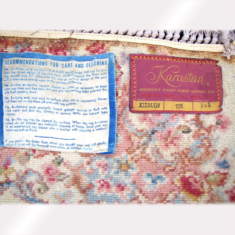 Vintage Karastan Rug, Persian Kerman Design. RR2673 - SOLD - Image 6