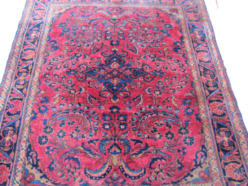 Superb Antique Persian Lilihan Oriental Rug Circa 1910 rr2739 - Image 9