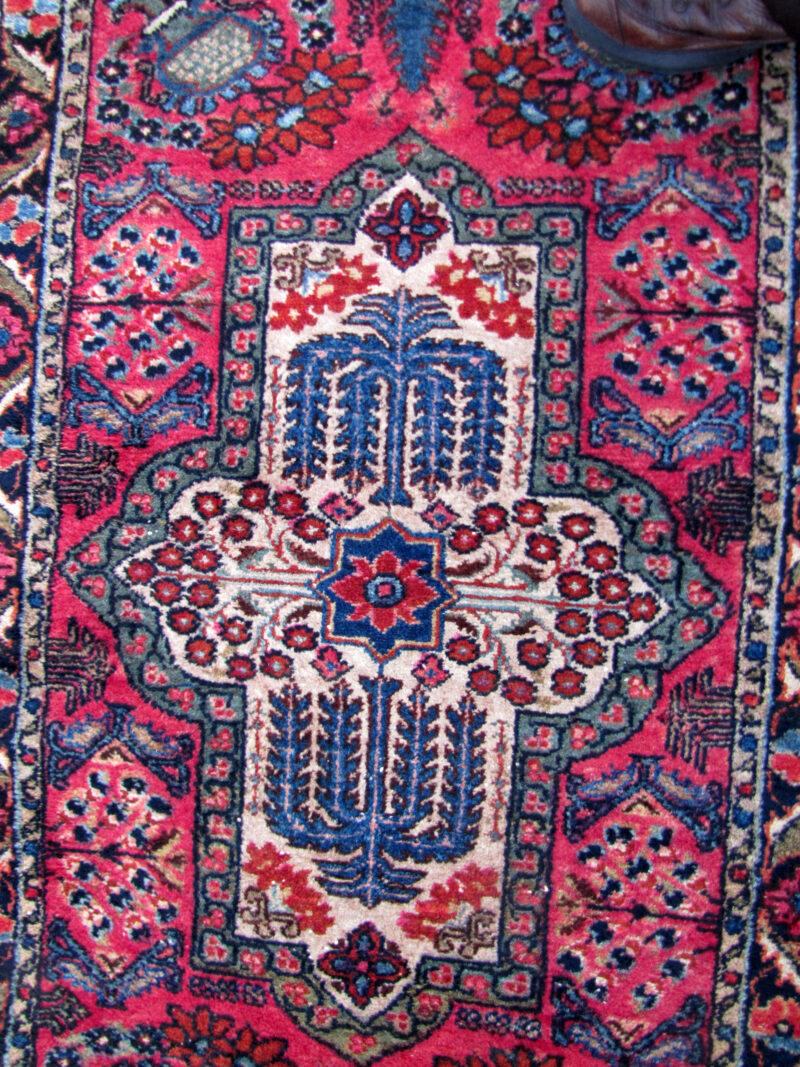 Antique Persian Hamedan Oriental Rug RR 2793 - Image 8