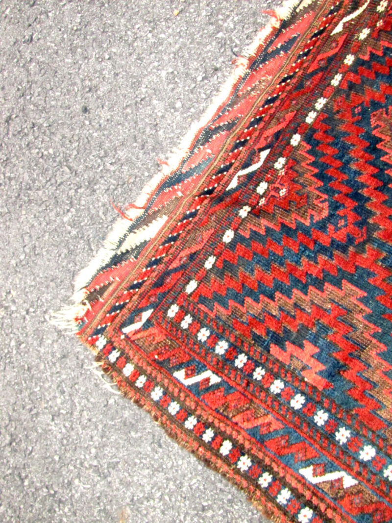Rare Large Baluch Oriental Rug. RR2794 - SOLD - Image 27