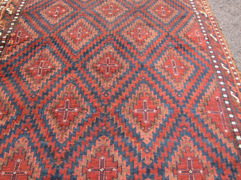 Rare Large Baluch Oriental Rug. RR2794 - SOLD - Image 15