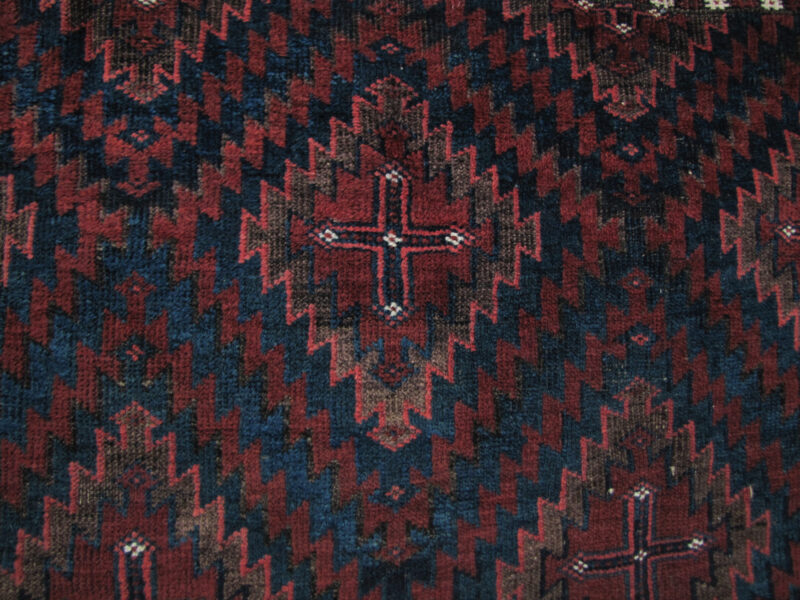 Rare Large Baluch Oriental Rug. RR2794 - SOLD - Image 12