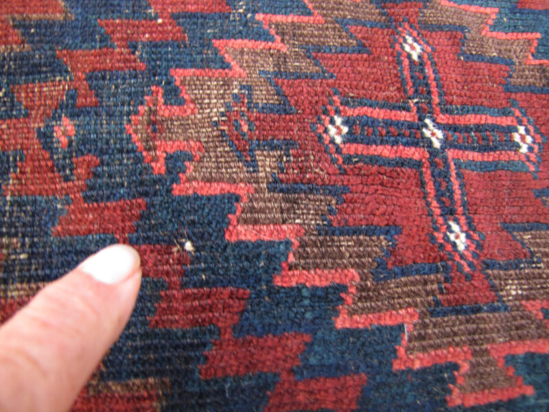 Rare Large Baluch Oriental Rug. RR2794 - SOLD - Image 10