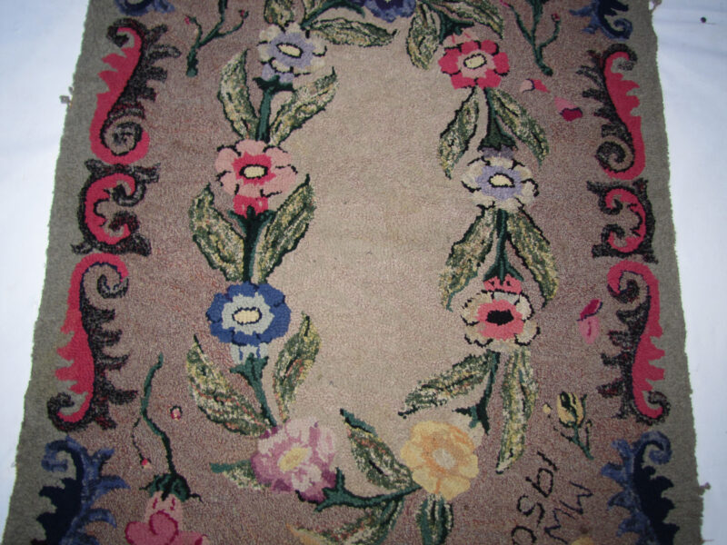 Superb Nice Antique American Hook Rug rr2811 - Image 4