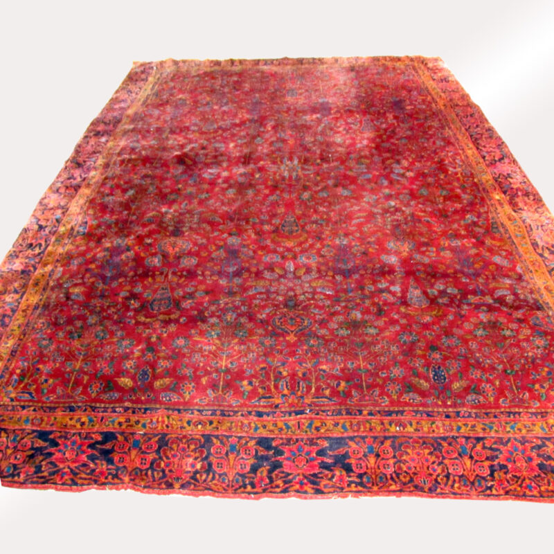Indo Kashan Oriental Rug. RR2832 - Image 3