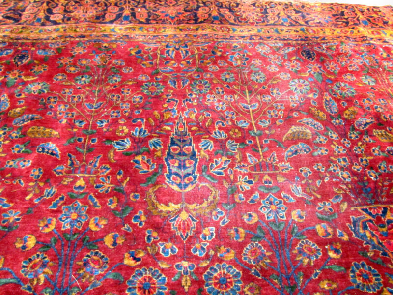 Indo Kashan Oriental Rug. RR2832 - Image 16