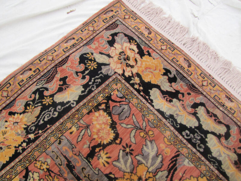 Superb and Rare Antique Anglo Persian Wilton Rug - Bird Of Paradise rr2943 - Image 5