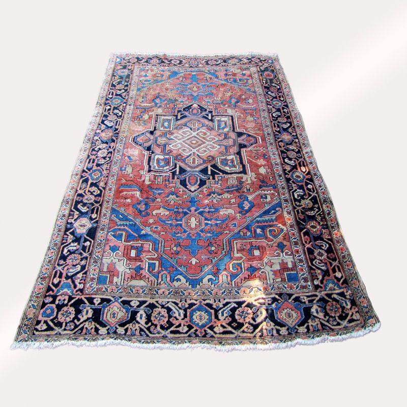 Superb Antique Persian Heriz Oriental Rug. RR3021 - Image 2