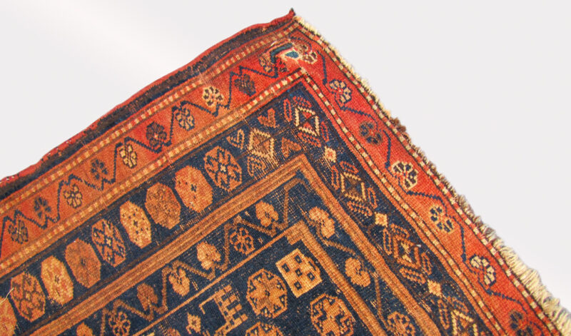 SUPERB American Folk Art Hooked Rug rr3023 - Image 8