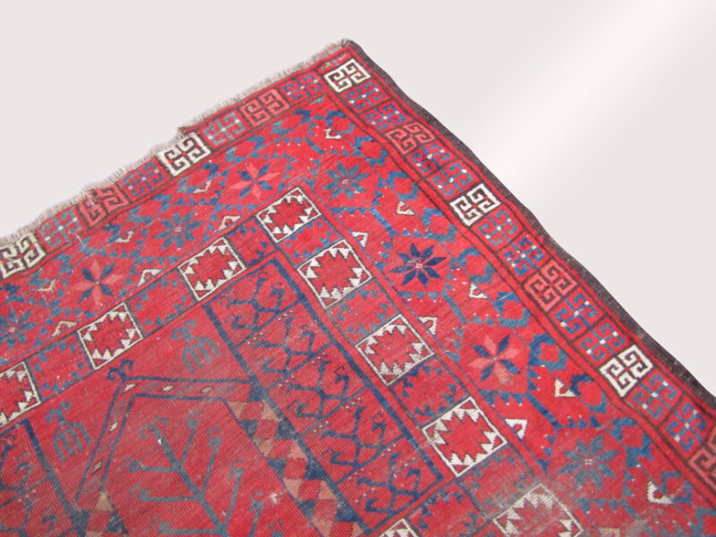 RARE Antique Turkoman Oriental Prayer Rug. RR3029 - Image 14