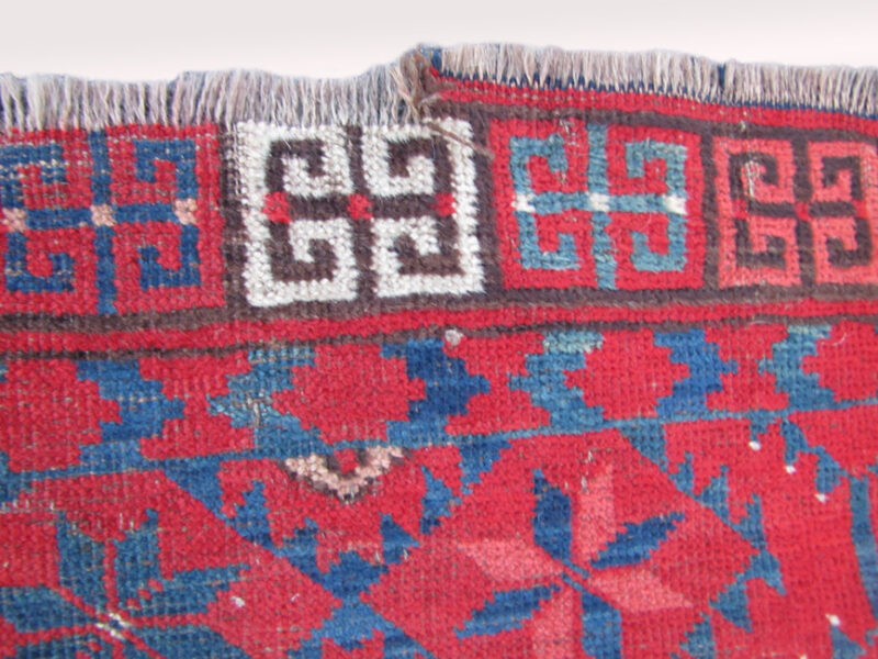 RARE Antique Turkoman Oriental Prayer Rug. RR3029 - Image 6