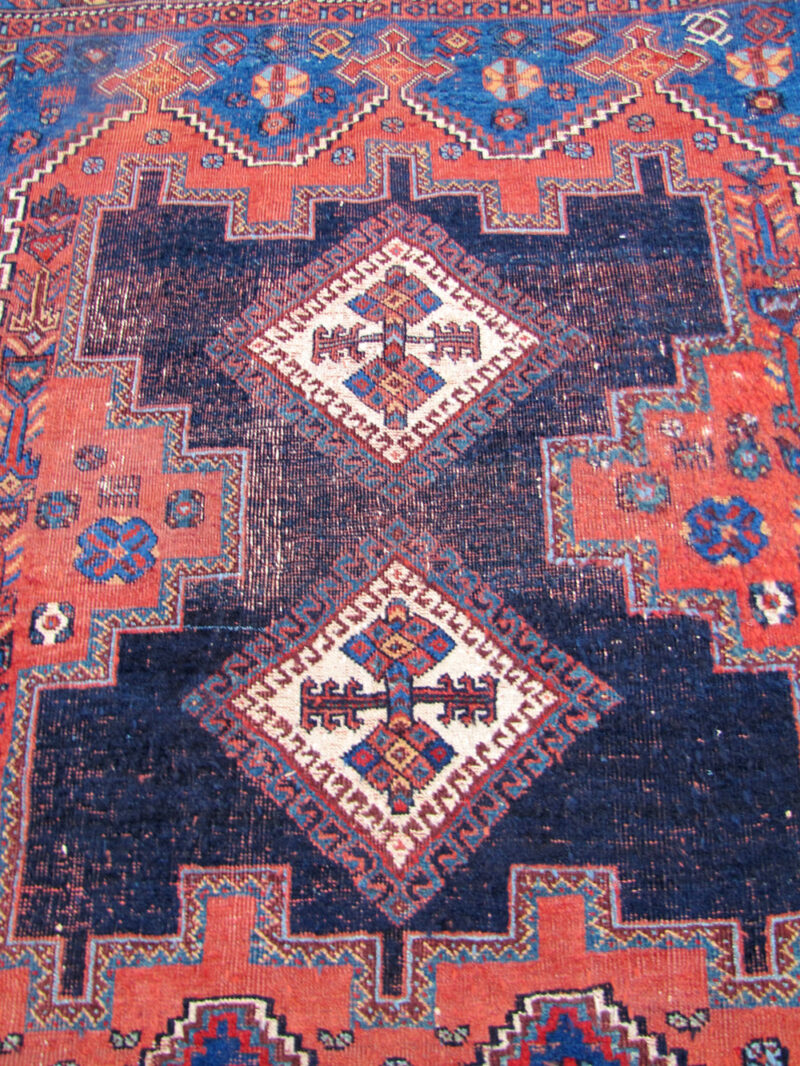 Superb Antique Shiraz "Cagkai" Rug rr3042 - Image 2