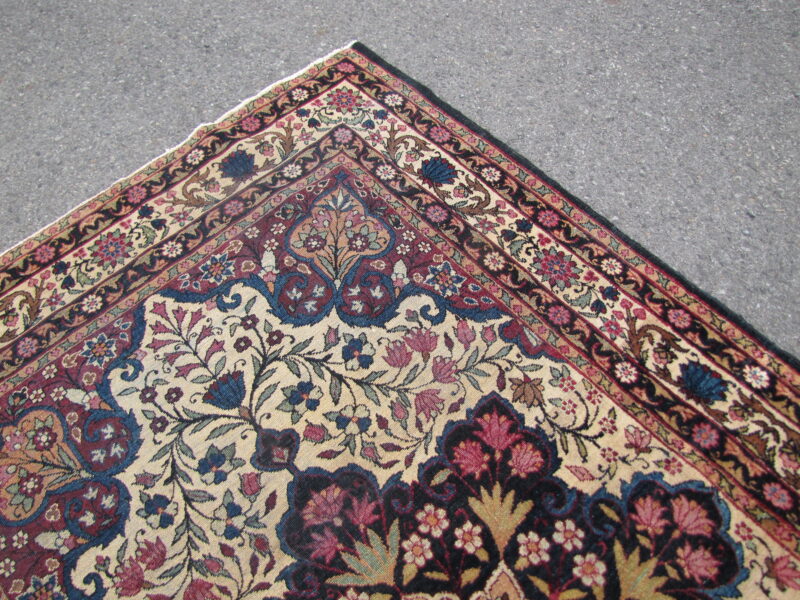 Superb Antique Persian Lavar Kerman rr3252 - Image 9