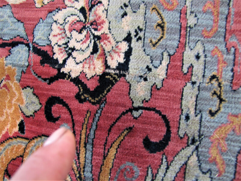 Superb Antique Anglo-Persian Birds of Paradise Deco Rug rr3310 - Image 6