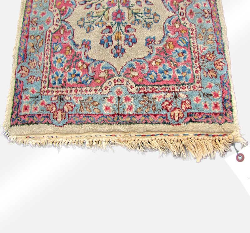 Pair of Vintage Persian Kerman Oriental Rugs rr3432 - Image 6