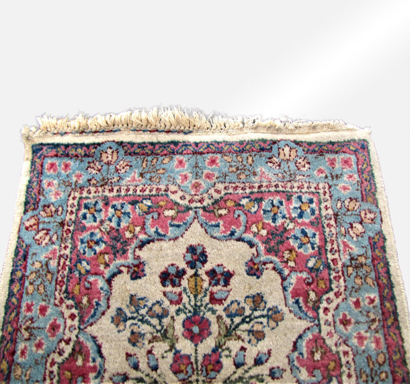 Pair of Vintage Persian Kerman Oriental Rugs rr3432 - Image 5