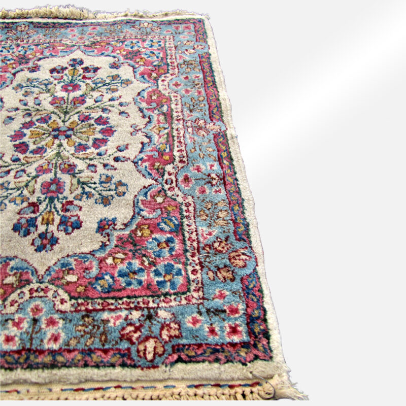 Pair of Vintage Persian Kerman Oriental Rugs rr3432 - Image 8