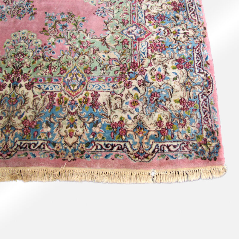 Pair of Vintage Persian Kerman Oriental Rugs rr3432 - Image 9