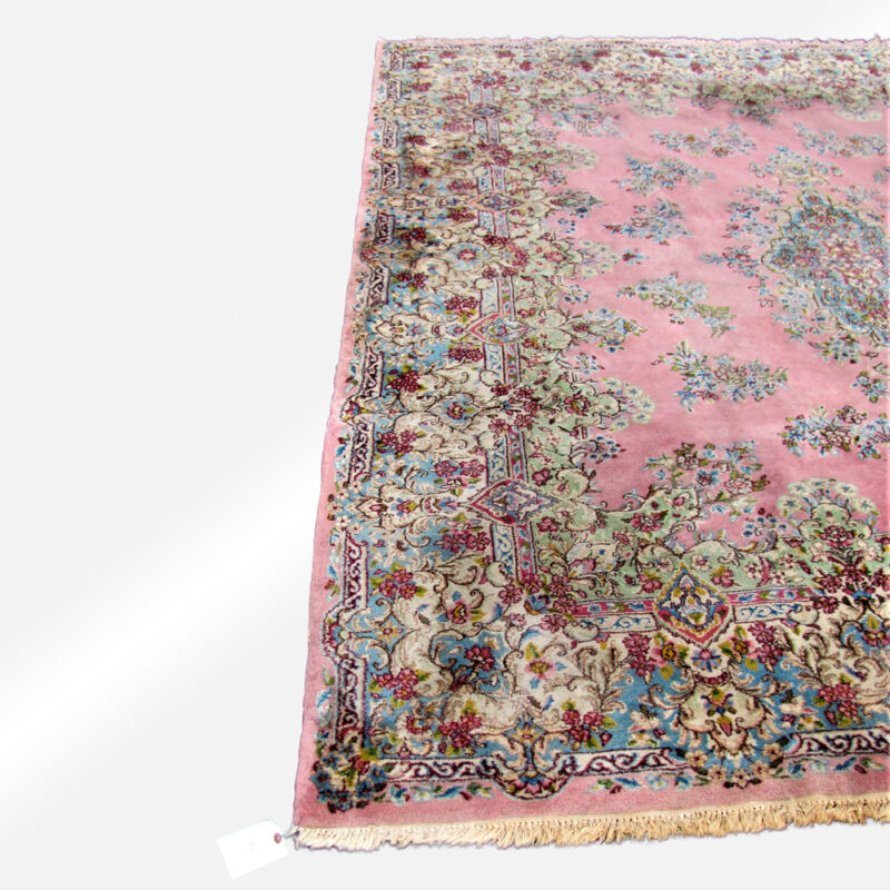 Pair of Vintage Persian Kerman Oriental Rugs rr3432 - Image 13