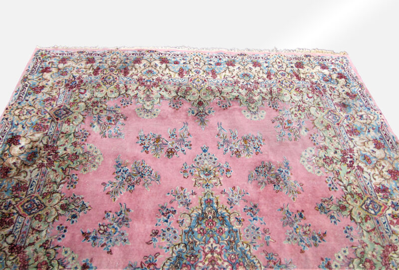 Pair of Vintage Persian Kerman Oriental Rugs rr3432 - Image 12