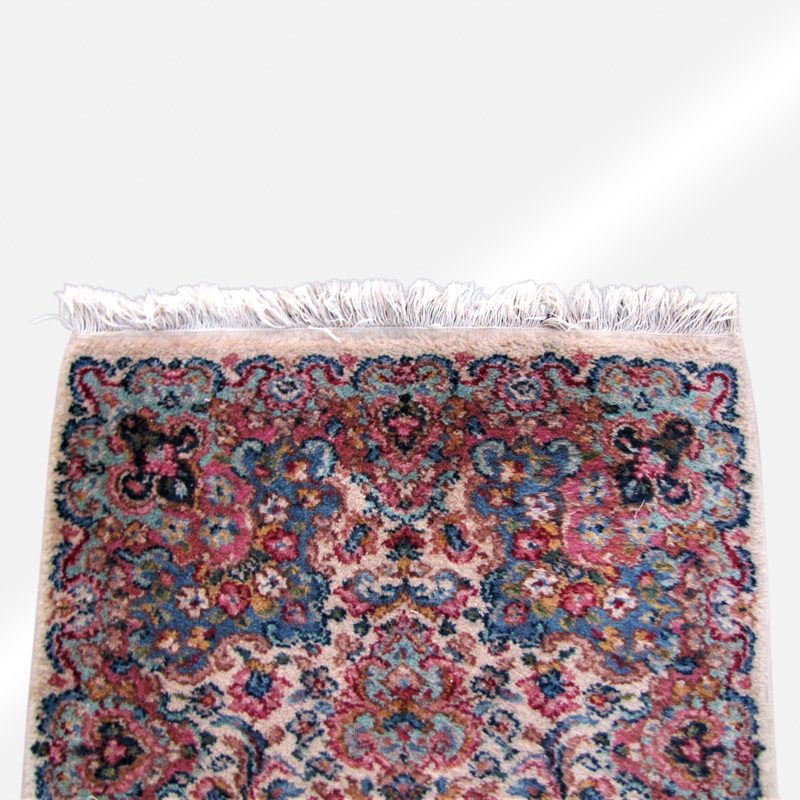 Vintage Karastan Kerman Design Narrow Runner Rug. RR3452 - Image 7