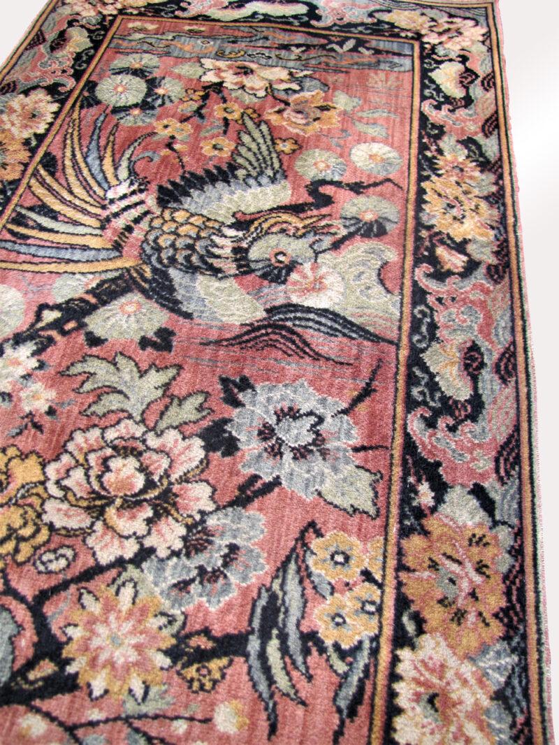 Anglo Persian Wilton Rug Bird of Paradise. RR3453 - Image 8