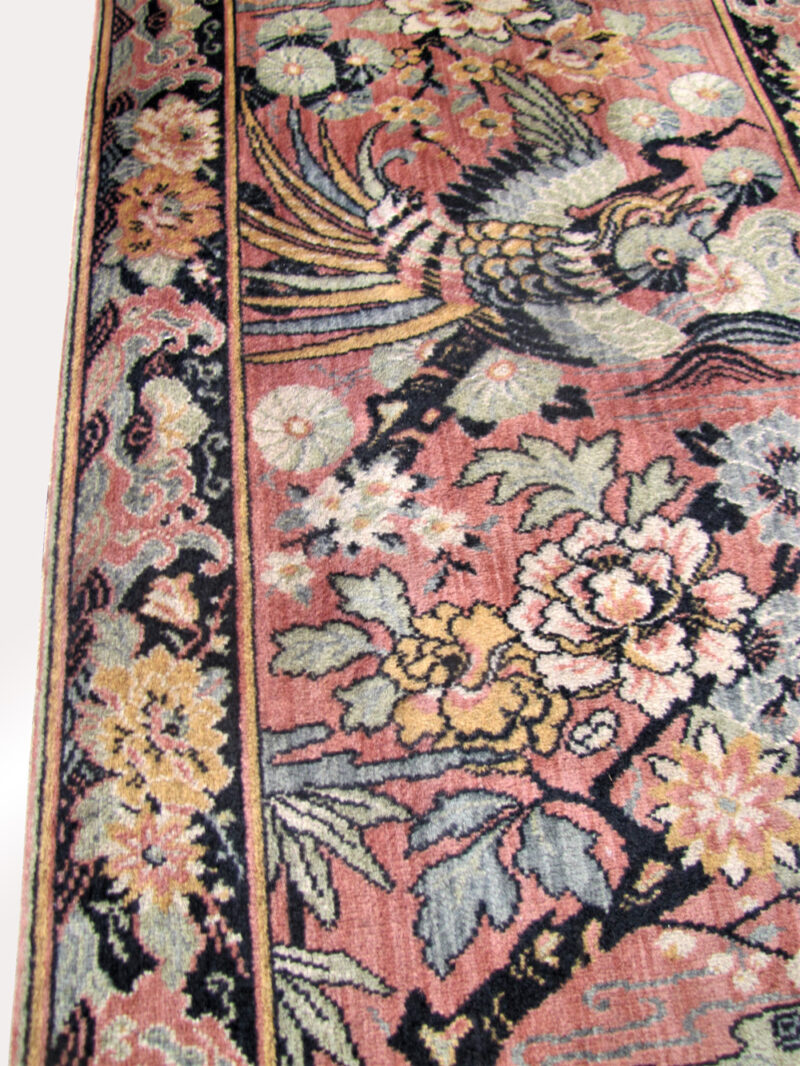 Anglo Persian Wilton Rug Bird of Paradise. RR3453 - Image 7