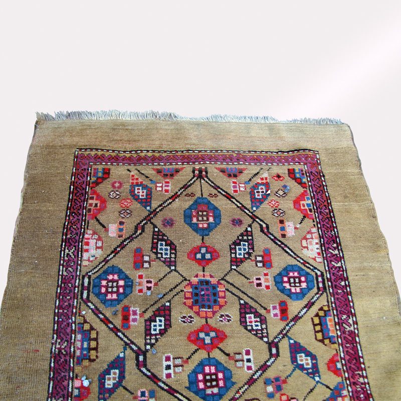 Antique Serab Hand-Knotted Oriental Runner Rug. RR3492 - Image 3