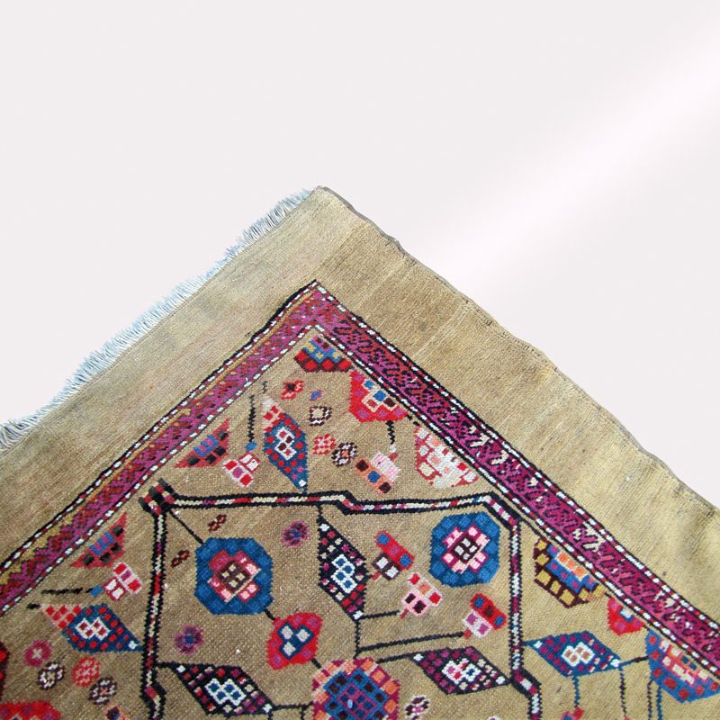 Antique Serab Hand-Knotted Oriental Runner Rug. RR3492 - Image 8