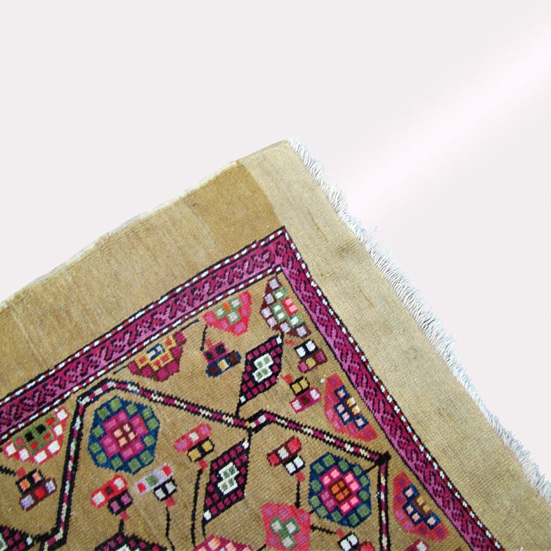 Antique Serab Hand-Knotted Oriental Runner Rug. RR3492 - Image 5