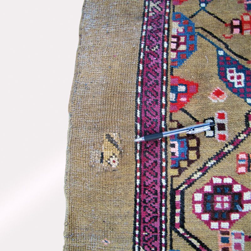 Antique Serab Hand-Knotted Oriental Runner Rug. RR3492 - Image 13