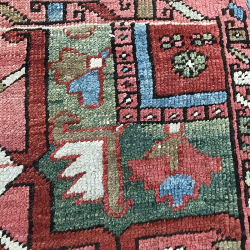 Superb Lg ANTIQUE   Persian   HERIZ  oriental rug CIRCA 1920s 9' 3" By 13'3"   rr4857 - Image 2