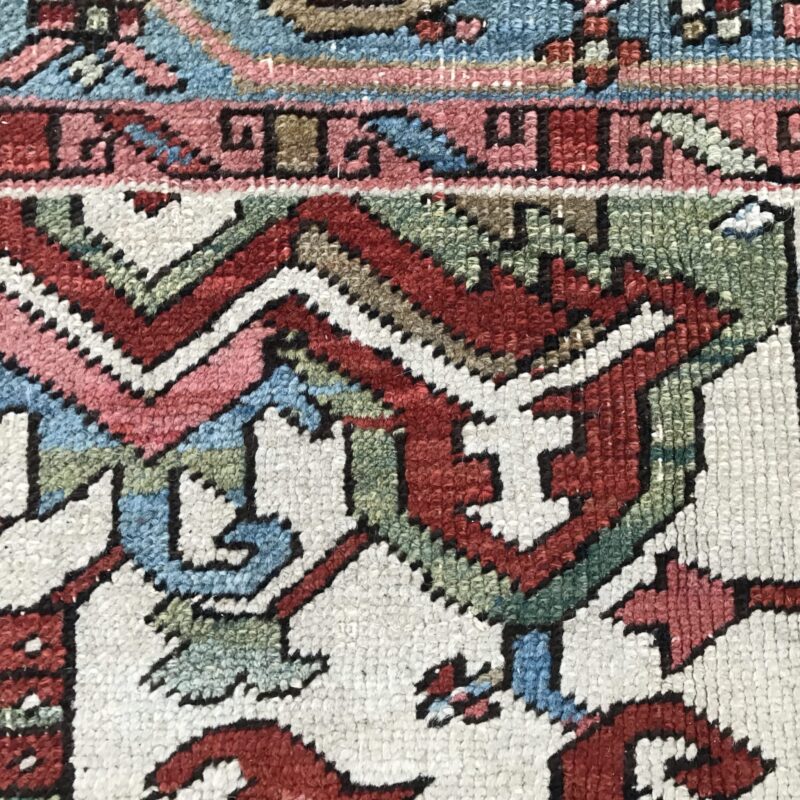 Superb Lg ANTIQUE   Persian   HERIZ  oriental rug CIRCA 1920s 9' 3" By 13'3"   rr4857 - Image 3