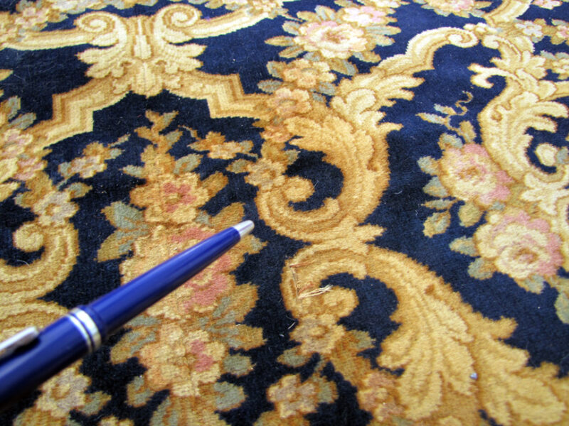 Antique Anglo-Persian Rug rr489 - Image 8