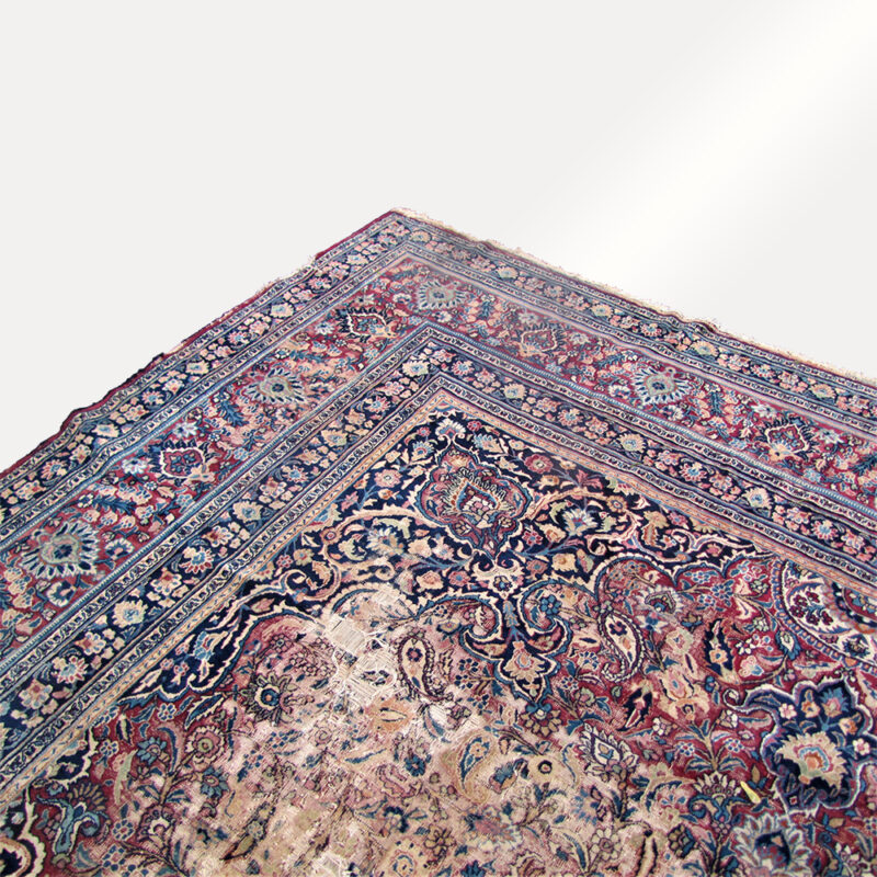 Antique Persian Lavar Condition With Wear rr702 - Image 7