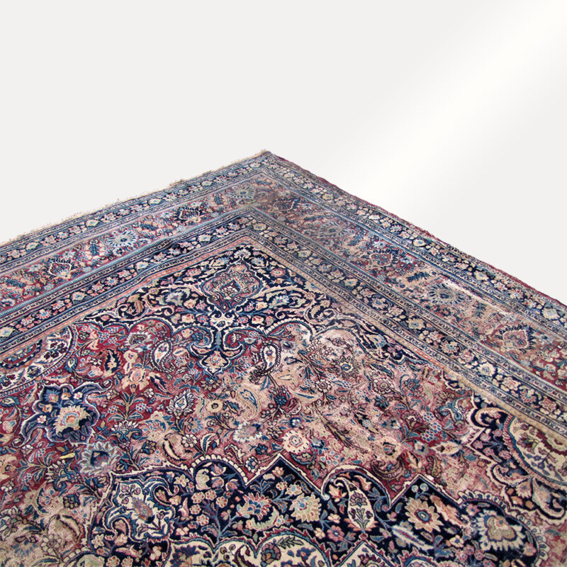 Antique Persian Lavar Condition With Wear rr702 - Image 6
