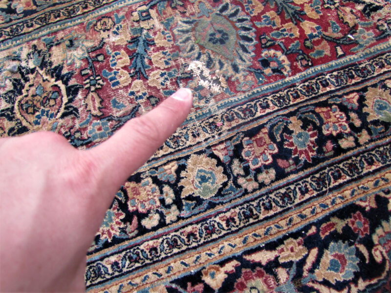 Antique Persian Lavar Condition With Wear rr702 - Image 11
